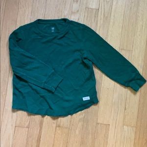 Gap Long sleeve waffle tee shirt